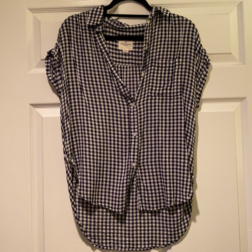 AE Gingham button up
